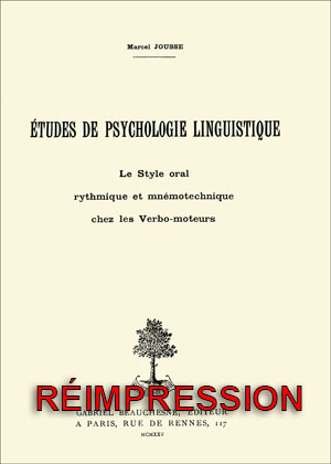 ÉTUDES DE PSYCHOLOGIE LINGUISTIQUE.