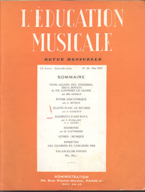 n° 38 mai 1957