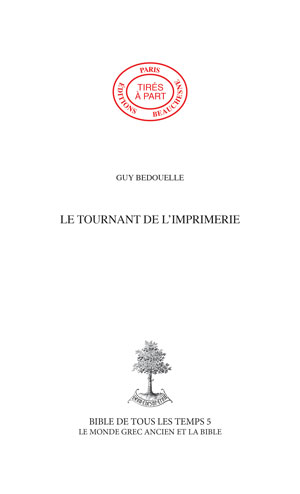 02. LE TOURNANT DE L'IMPRIMERIE
